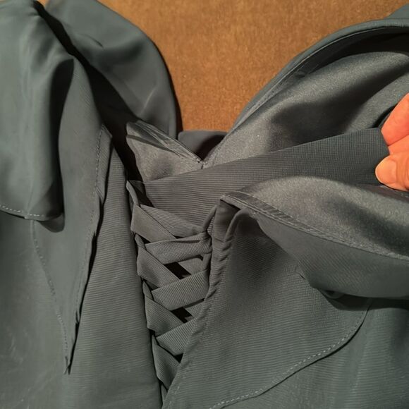 Women’s Bohemian Chiffon Ruffle Formal Party Dress Corset Back Size 18 NWOT - Picture 11 of 11